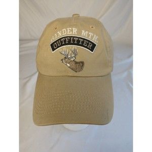Gander Mountain Outfitter Embroidered Deer Hat Excellent